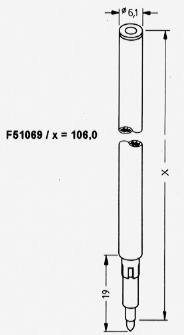 Faserschreibfedern F196
