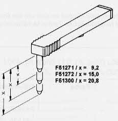 Faserschreibfedern F460