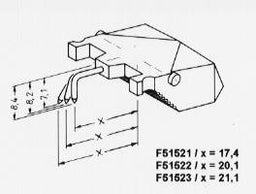 Faserschreibfedern F721