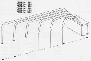 Faserschreibfedern F418