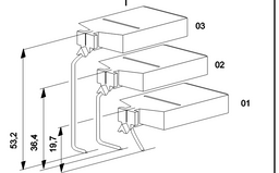 F51834-03X-01 Faserschreibfeder blau Recordingpen blue VE = 1 Stk.  Preis pro Stk. Min: 3 Stk.