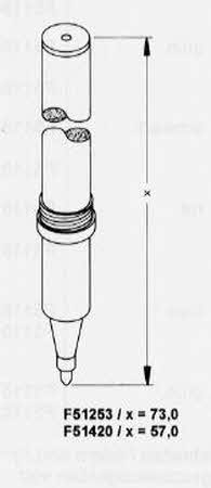 Faserschreibfedern F433