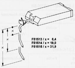 Faserschreibfedern F714